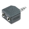 ADAPTAPTER  JACK 3.5ST/M 2X3.5ST/F 52170