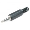 JACK MACHO 3.5mm CUATRO CONTACTOS 50171