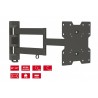 BLACK WALL TV MOUNT STV681N