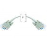 FEMALE FEMALE D9 1.8m NULL MODEM, CLOSSOVER