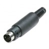 MINI DIN 4 PIN MALE CONNECTOR, 50485