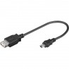 ADAPTADOR USB A HEMBRA A MINI USB B MACHO 0.2M