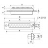 MALE SUB D 9 PIN SOLDER