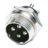 CONECTOR MICRO 4P MACHO CHASIS , 10.230/4/M