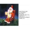 SANTA CLAUS EN SILLA CON AN. FI45CM