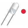 RED TRANSPARENT LED DIODE 5mm